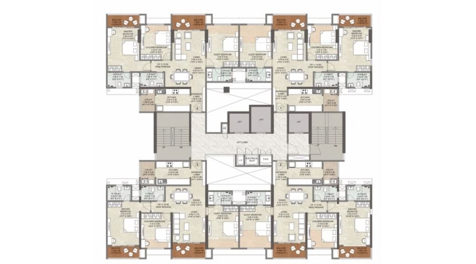 Kalpataru-Jade-Skyline-Gallery-Typical-floor-Plan